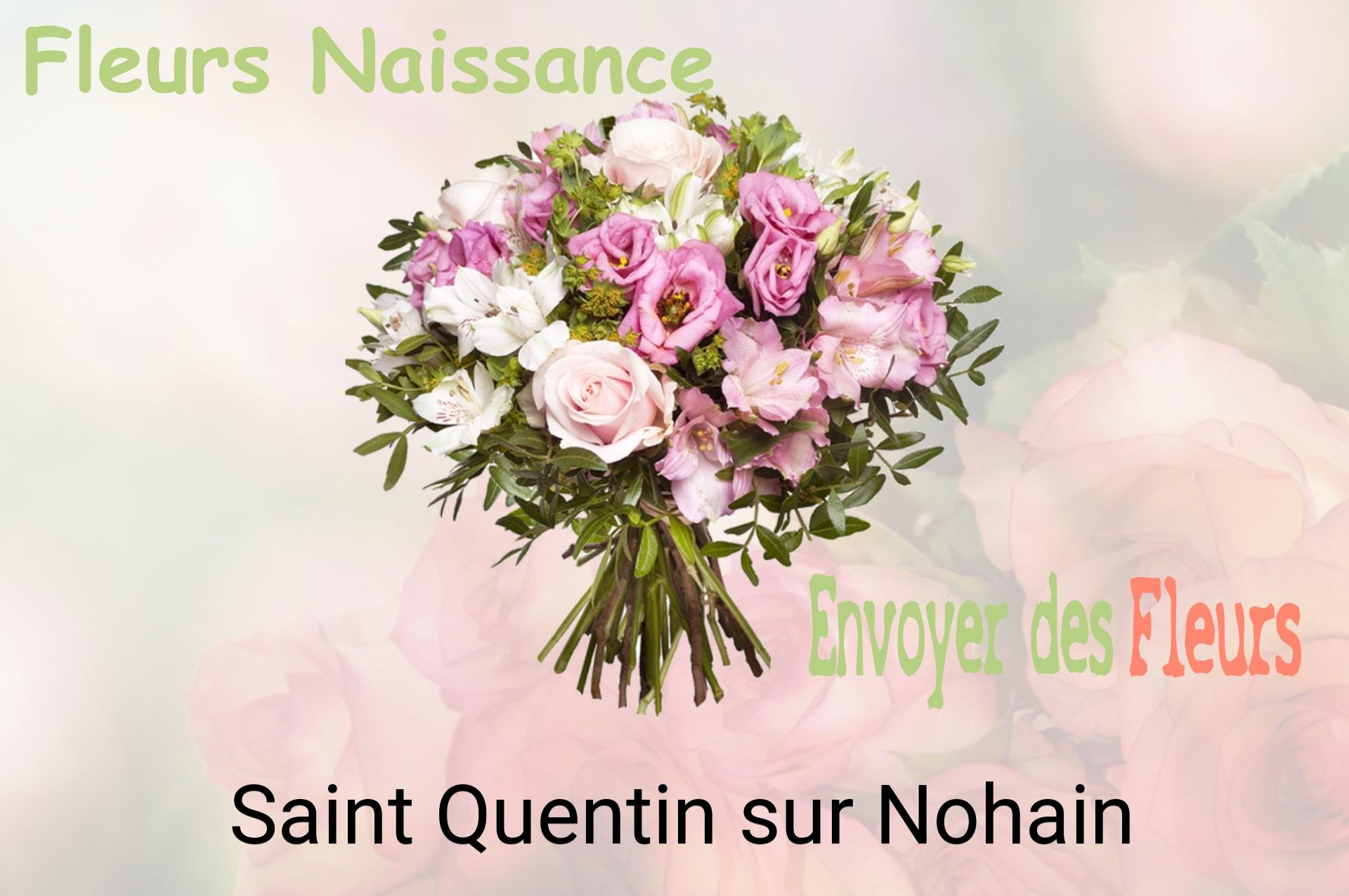 Bouquet de fleurs de naissance livré à Saint-Quentin-sur-Nohain